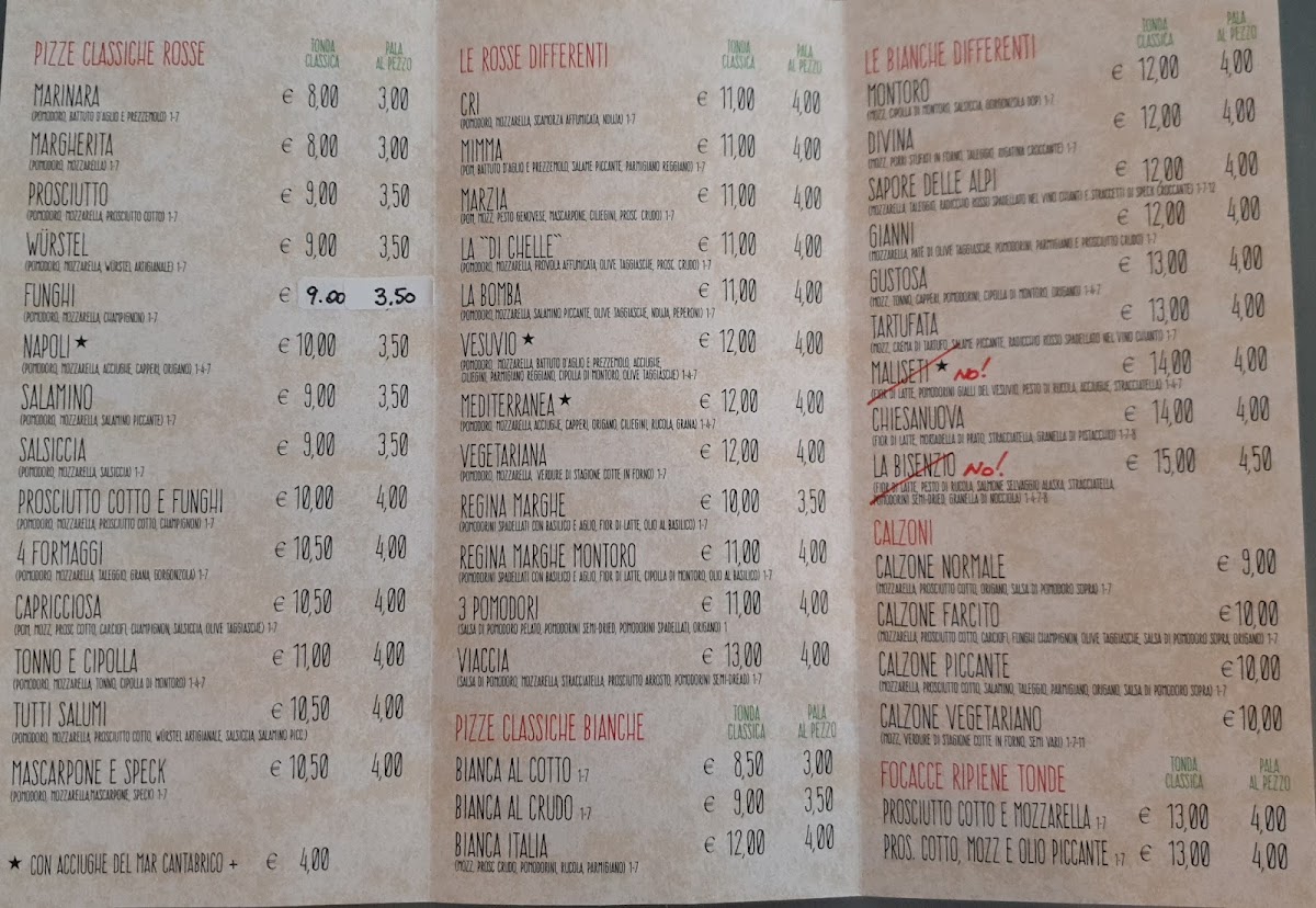 Menu La Pizza Di Rebe Di Diodato Cristiano-1